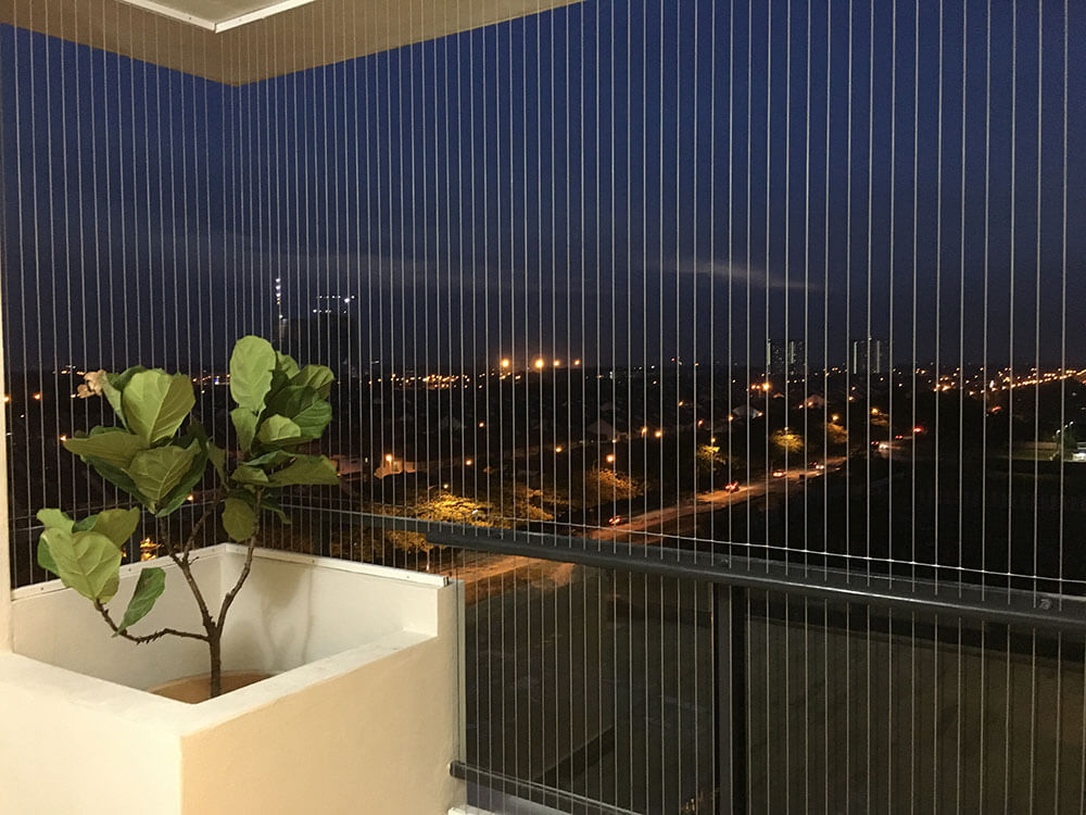 Invisible Grill for Balcony